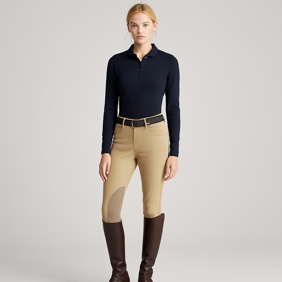 Ariat Brittany Riding Breeches Men |Women's 30R / 40R Beige/Tan Equestrian Pants - Picture 1 of 11